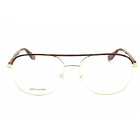 Marc Jacobs Men's Eyeglasses - Gold Havana Metal Aviator Full Rim | MARC 571 006J 00 ,