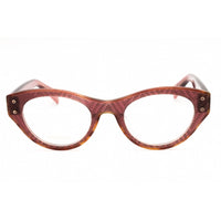 Missoni Women's Eyeglasses - Peach Havana Plastic Cat Eye Full Rim | MIS 0066 0L93 00 ,