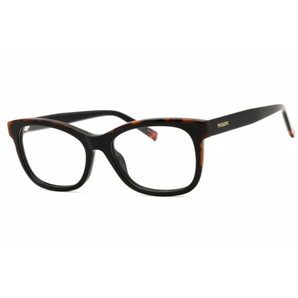 Missoni Women's Eyeglasses - Black Havana Plastic Cat Eye Full Rim | MIS 0090 0WR7 00 ,