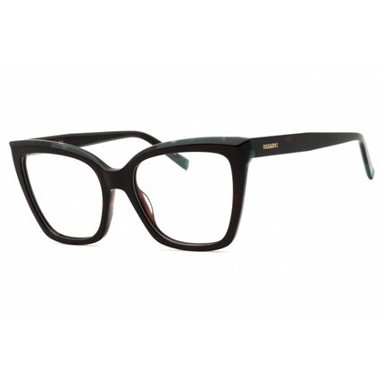 Missoni Women's Eyeglasses - Havana Green Plastic Cat Eye Full Rim | MIS 0092 0PHW 00 ,