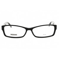 Missoni Women's Eyeglasses - Black Plastic Rectangular Full Rim | MIS 0162 0807 00 ,