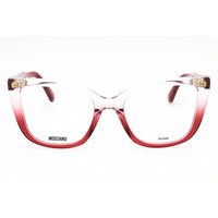 Moschino Women's Eyeglasses - Crystal Red Plastic Cat Eye Full Rim | MOS603 06XQ 00 ,