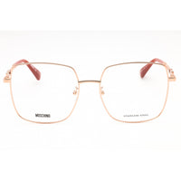 Moschino Women's Eyeglasses - Gold Copper Square Full Rim Frame | MOS615/G 0DDB 00 ,