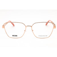 Moschino Women's Eyeglasses - Rose Gold Metal Cat Eye Full Rim Frame | MOS620 0DDB 00 ,