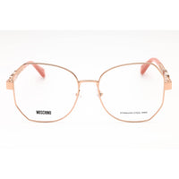 Moschino Women's Eyeglasses - Rose Gold Metal geometric Shape Frame | MOS621 0DDB 00 ,