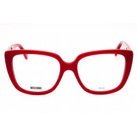 Moschino Women's Eyeglasses - Red Plastic Square Shape Full Rim Frame | MOS622 0C9A 00 ,