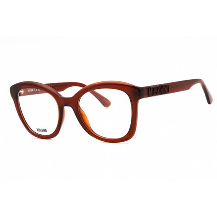Moschino Women's Eyeglasses - Brown Plastic Cat Eye Full Rim Frame | MOS636 009Q 00 ,