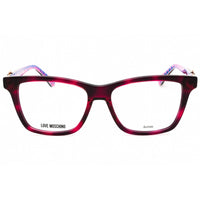 Moschino Love Women's Eyeglasses - Pink Havana Rectangular Frame | MOL610 0HT8 00 ,