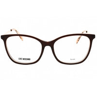 Moschino Love Women's Eyeglasses - Brown Plastic Cat Eye Full Rim | MOL622 009Q 00 ,