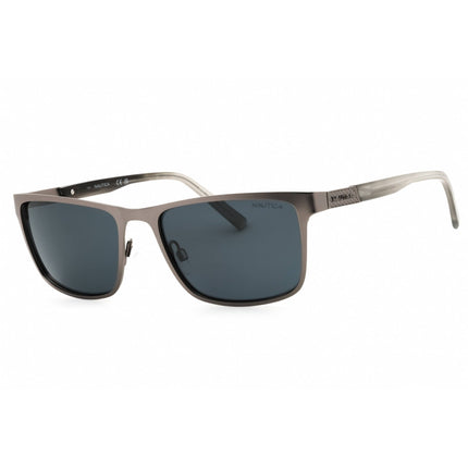 Nautica Men's Sunglasses - Matte Gunmetal Metal Rectangular Shape Frame | N5146S 030 ,