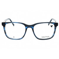 Nautica Men's Eyeglasses - Navy Horn Acetate Square Shape Full Rim Frame | N8179 441 ,
