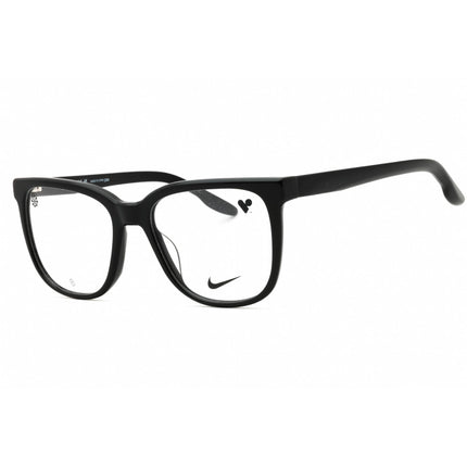 Nike Women's Eyeglasses - Black Acetate Square Frame Clear Demo Lens | NIKE 7166 001 ,
