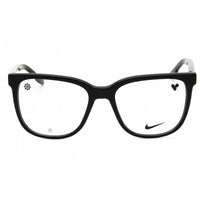 Nike Women's Eyeglasses - Black Acetate Square Frame Clear Demo Lens | NIKE 7166 001 ,