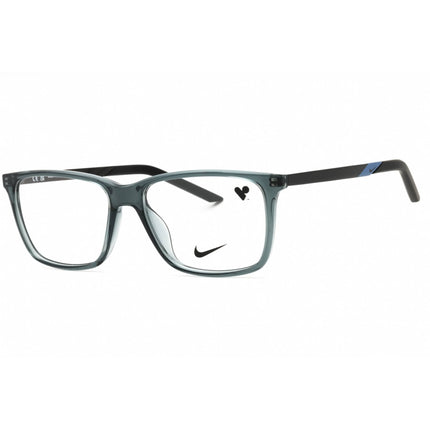Nike Unisex Eyeglasses - Dark Grey Injected Propionate Square Frame | NIKE 7258 034 ,