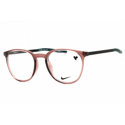 Nike Unisex Eyeglasses - Smokey Mauve/Space Blue Round Full Rim Frame | NIKE 7280 206 ,