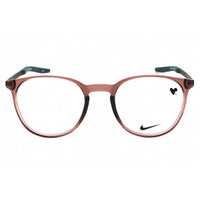 Nike Unisex Eyeglasses - Smokey Mauve/Space Blue Round Full Rim Frame | NIKE 7280 206 ,