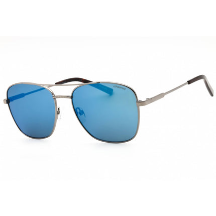 Polaroid Core Men's Sunglasses - Ruthenium Metal Pilot Frame | Pld 2068/S/X 06LB 00 ,