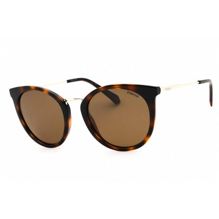 Polaroid Core Women's Sunglasses - Havana Plastic Round Frame | PLD 4146/S/X 0086 SP ,