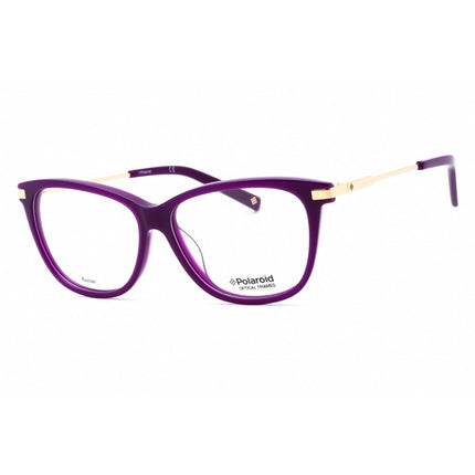 Polaroid Core Women's Eyeglasses - Violet Plastic Cat Eye Frame | Pld D 353 0B3V 00 ,
