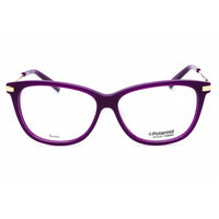 Polaroid Core Women's Eyeglasses - Violet Plastic Cat Eye Frame | Pld D 353 0B3V 00 ,