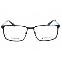 Spyder Men's Eyeglasses - Black Diamond Metal Rectangular Full Rim Frame | SP4001 001 ,