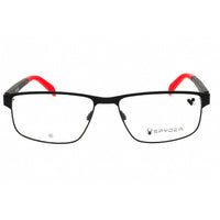 Spyder Men's Eyeglasses - Black Diamond Metal Rectangular Full Rim Frame | SP4035 001 ,