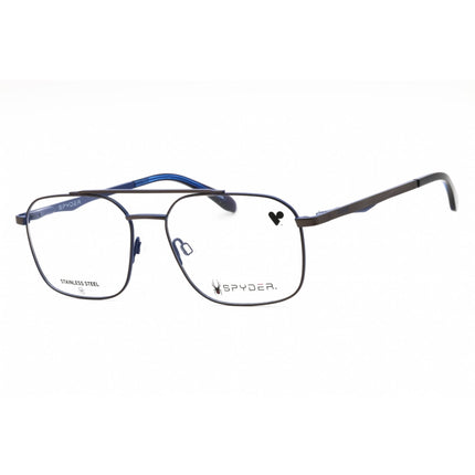 Spyder Men's Eyeglasses - Graphite Metal Pilot 54mm Frame Clear Demo Lens | SP4038 020 ,