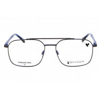 Spyder Men's Eyeglasses - Graphite Metal Pilot 54mm Frame Clear Demo Lens | SP4038 020 ,