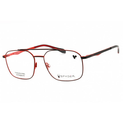 Spyder Men's Eyeglasses - Black Diamond Metal Pilot Shape Full Rim Frame | SP4038 001 ,