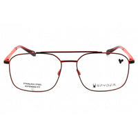 Spyder Men's Eyeglasses - Black Diamond Metal Pilot Shape Full Rim Frame | SP4038 001 ,