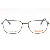 Timberland Men's Eyeglasses - Shiny Dark Nickeltin Metal Rectangular | TB1844 006 ,