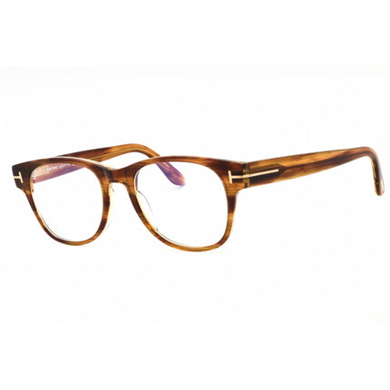 Tom Ford Men's Eyeglasses - Dark Brown/Other Acetate Oval Shape Frame | FT5898-B 050 ,