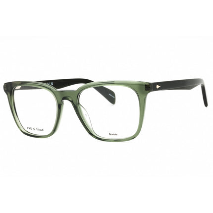 Rag and Bone Men's Eyeglasses - Green Metal Square Full Rim Frame | RNB 7026/G 1ED 00 ,