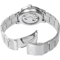 Orient Men's Watch - Bambino Power Reserve Pink Dial Silver Bracelet | RA-AC0M11Y ,