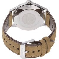 Orient Men's Watch - Bambino Automatic Green Dial Brown Leather Strap | RA-AC0P01E ,