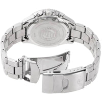 Orient Men's Watch - Mako Chronograph Blue Dial Silver Steel Bracelet | RA-TX0201L ,