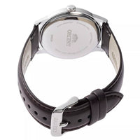 Orient Men's Watch - Bambino Solar Powered Quartz Brown Leather Strap | RA-WK0003G ,