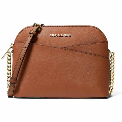 Michael Kors Women's Crossbody Bag - Jet Set Leather Medium, Luggage | 35F1GTVC6T-230 ,
