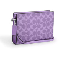 Coach Women's Crossbody Bag - Slim Signature Canvas with Zip Closure | CBM46-SVII ,