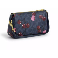 Coach Women's Wristlet - Nolita 19 Signature Canvas with Cherry Print | CZ011-IMDEI ,