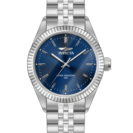 Invicta Men's Watch - Specialty Quartz Blue Dial Silver Tone Steel Bracelet | 49314 ,