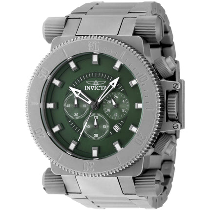 Invicta Men's Watch - Coalition Forces Chronograph Green Dial Bracelet | 48218 ,