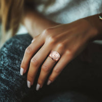 Invicta Women's Ring Watch - Mini Angel Crystal Bezel Rose Gold Tone Dial | 48945 ,