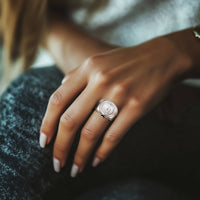 Invicta Women's Ring Watch - Mini Angel Quartz Silver Tone Dial Steel Bracelet | 48946 ,