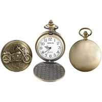 Invicta Men's Pocket Watch - Vintage Road Warrior Chronograph White Dial | 49002 ,