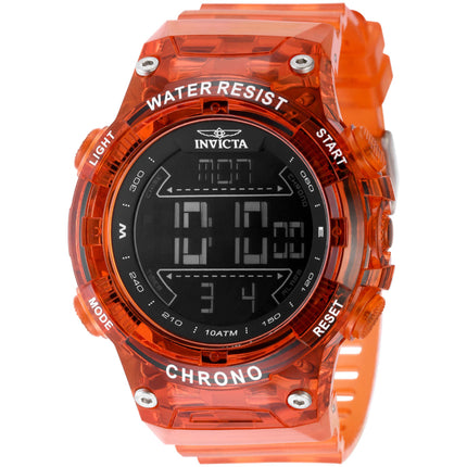 Invicta Men's Watch - Invicta Racing Chrono Digital Dial Orange Case Strap | 49046 ,