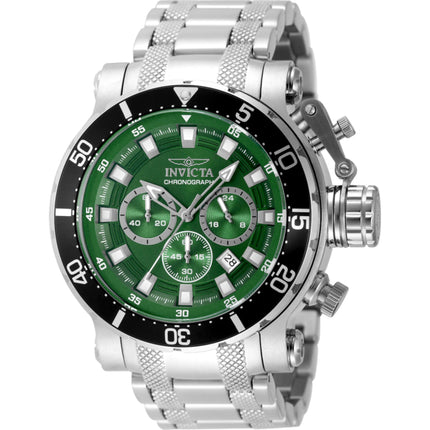 Invicta Men's Watch - Coalition Forces Quartz Chronograph Green Dial Bracelet | 49092 ,