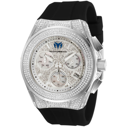 Technomarine Women's Watch - Cruise Silver Tone and White Dial Strap | TM-118107 ,