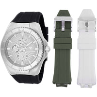 Technomarine Men's Watch - Cruise Silver Tone Dial Interchangeable Strap | TM-124016 ,