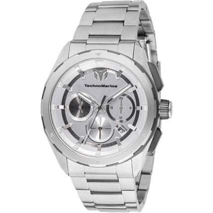 Technomarine Men's Watch - Ocean Nomad Chronograph Silver and Grey Dial | TM-318091 ,